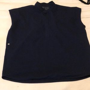 Womens oversized Rafaela scrub top